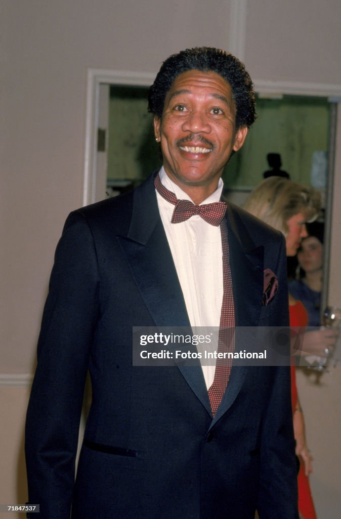 Morgan Freeman At Golden Globes