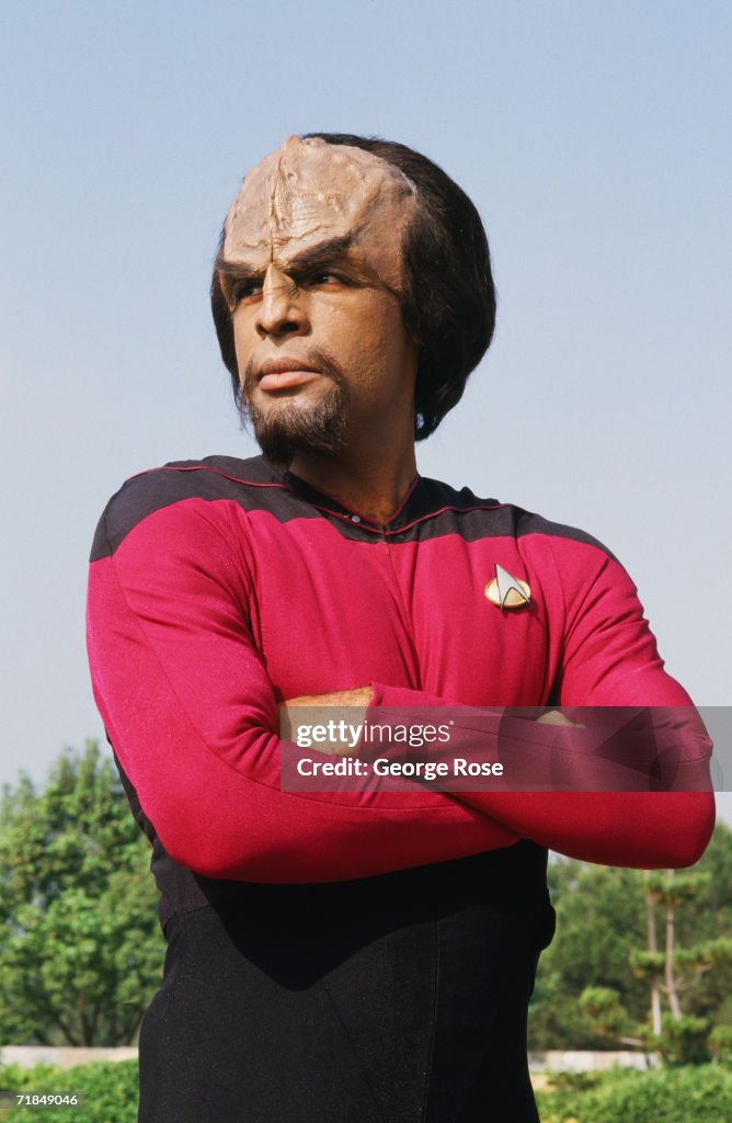 Actor Michael Dorn, who plays Lt. Worf in the TV show "Star TrekThe Actor Michael Dorn, who plays Lt. Worf in the TV show "Star TrekThe