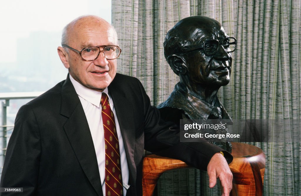 Economist Milton Friedman Portrait Session