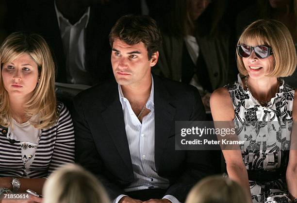 Roger Raker Girlfriend Anna Wintour Oscar De La Renta Fashion Photos and Premium High Res ...