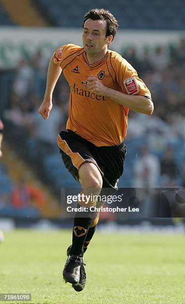 Gary Breen of Wolverhampton Wanderers in action during the Coca-Cola Championship match between Leeds United and Wolverhampton Wanderers at Elland...