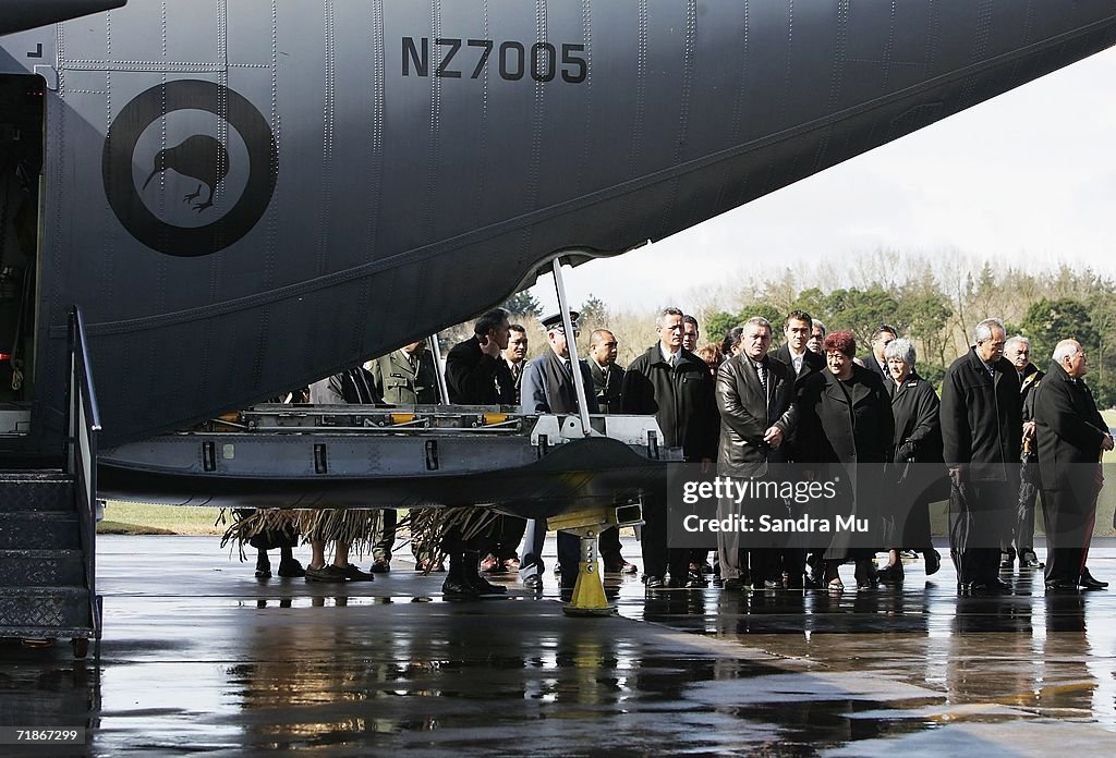 Tongan King Farewelled Before Flying To Tonga
