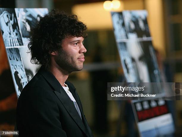 Director Frank E. Flowers arrives at the premiere of Yari Film Group's "Haven" at the ArcLight Theatre on September 12, 2006 in Los Angeles,...