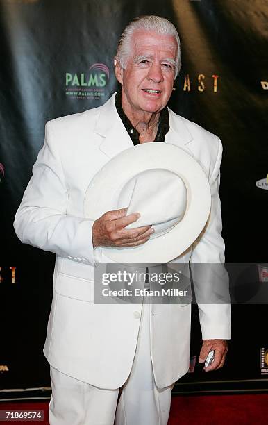 Actor Clu Gulager arrives at the premiere of the movie "Feast" at the Palms Casino Resort September 12, 2006 in Las Vegas, Nevada. The horror film,...