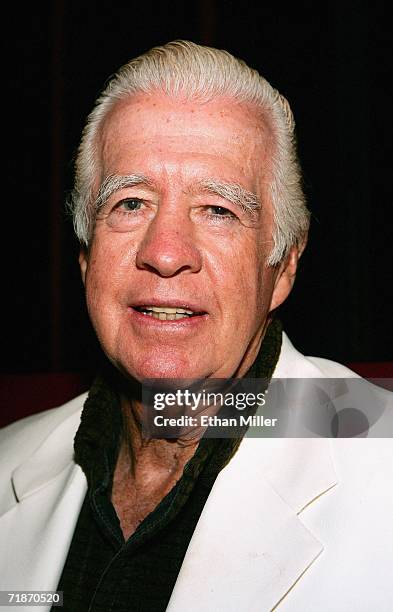 Actor Clu Gulager poses during the after party at the Little Buddha restaurant following the premiere of the movie "Feast" at the Palms Casino Resort...