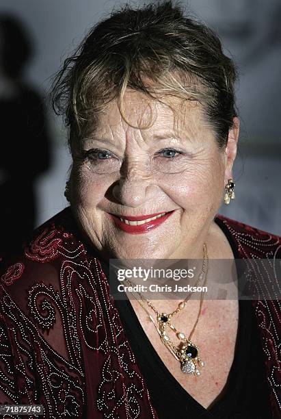 Sylvia Syms arrives for the premiere of The Queen at Curzon Mayfair on September 13, 2006 in London, England.