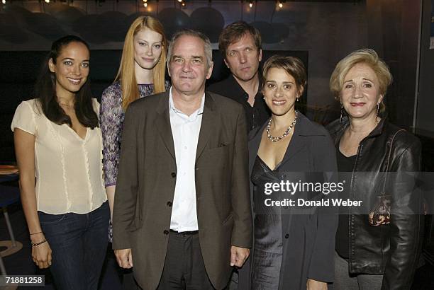 Carmen Chaplin, Alyssa Sutherland, director Jay Anania, Martin Donovan, Judy Kuhn and Olympia Dukakis arrive on the red carpet for the TIFF gala...