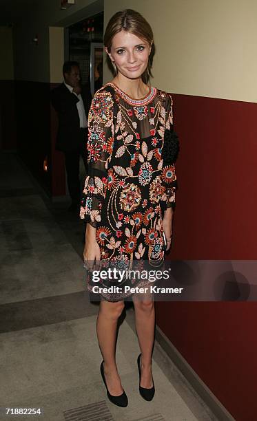 Actress Mischa Barton attends the after party for a special screening of "The Black Dahlia" hosted by The Cinema Society and Guerlain on September...