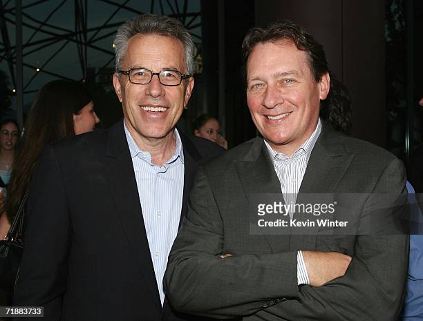 Producers Tom Rosenberg and Gary Lucchesi pose at the premiere of Paramount Picture's "The Last Kiss" at the Directors Guild of America on September...