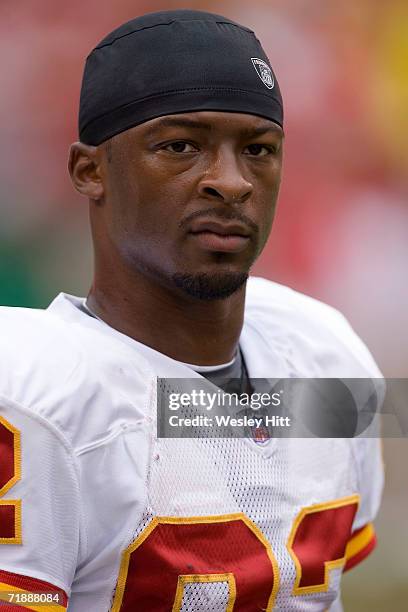 Wide receiver Dante Hall of the Kansas City Chiefs during a game against the Cincinnati Bengals on September 10, 2006 at Arrowhead Stadium in Kansas...