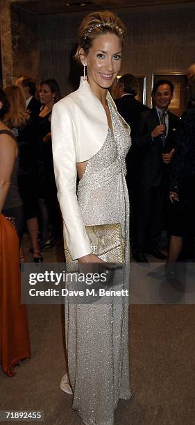 Lisa Butcher attends the Tiffany & Co party to celebrate the revamp of Mayfair flagship store, at Tiffany & Co Old Bond Street on September 14, 2006...