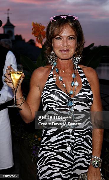 Maya Flick attends the Party Belle Epoque hosted by The Royal Parks Foundation and champagne brand Perrier-Jouet, at the Lido Lawns in Hyde Park on...