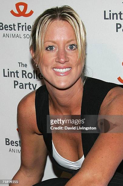 Radio personality Heidi Hamilton attends the Best Friends Animal Society's annual fund-raiser, "The Lint Roller Party", at Smashbox Studios on...