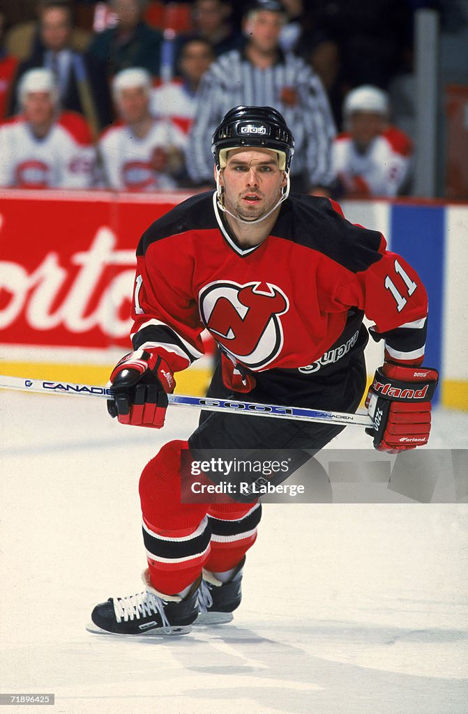 Jim Dowd On The Ice For The Devils