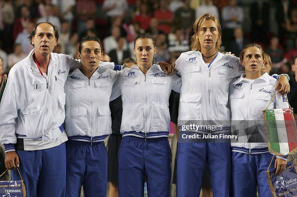 Fed Cup by BNP Paribas Final - Belgium v Italy