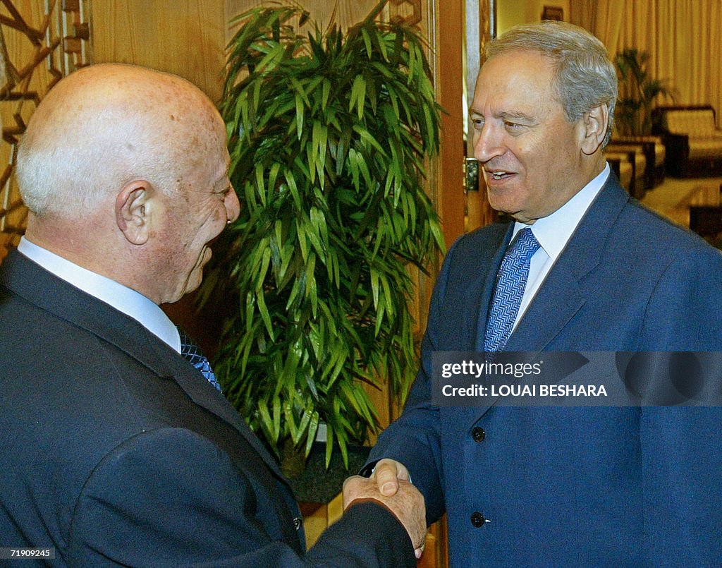 Former Palestinian prime minister Ahmad