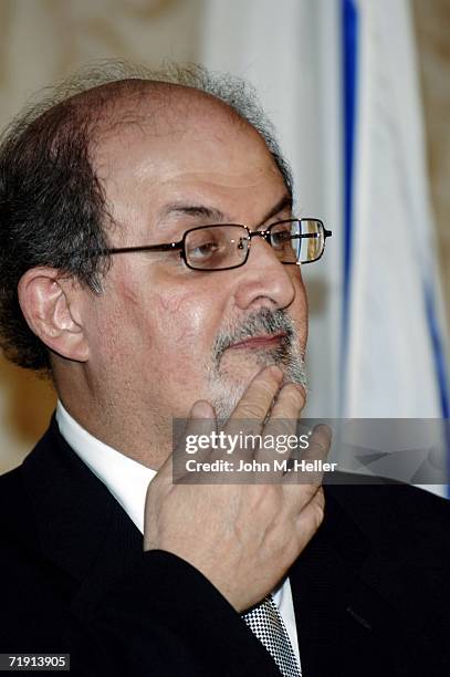 Salman Rushdie, Honoree, attends The American Jewish Congress's "Profiles In Courage" Voices Of Muslim Reformers In The Modern World Honoring Salman...