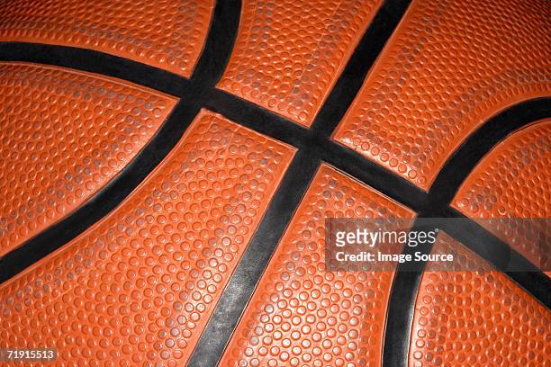 close up of a basketball - basketball close up stock-fotos und bilder