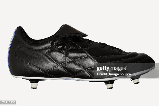 football boot - football boot stockfoto's en -beelden