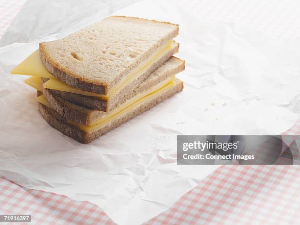 cheese sandwich - granary bread stock pictures, royalty-free photos & images