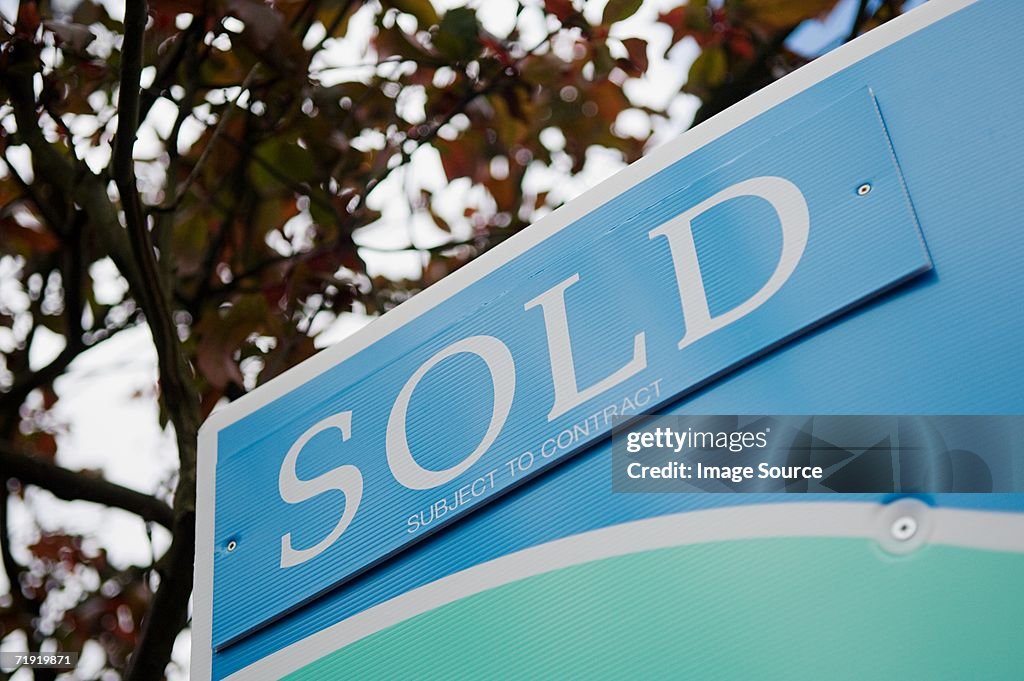 Sold sign