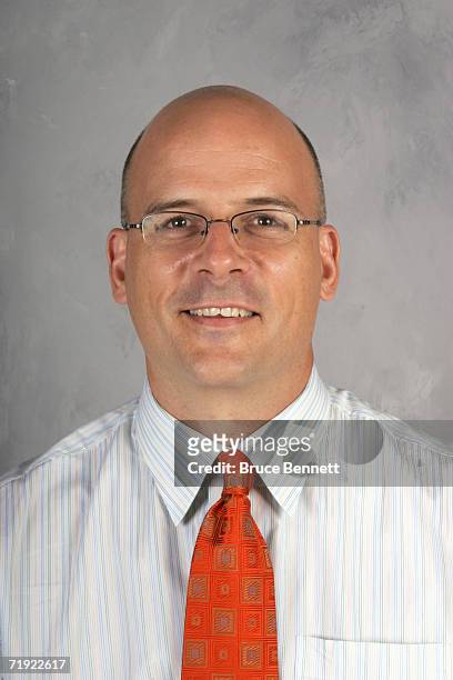 David Gazzaniga of the New York Islanders poses for a portrait on September 14, 2006 at the Nassau Coliseum in Uniondale, New York.