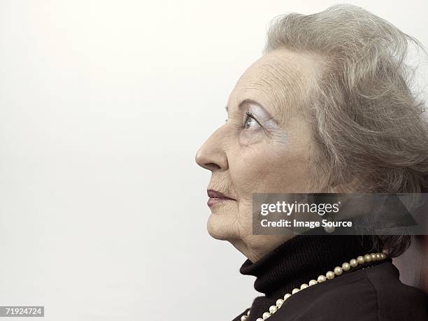 Side Profile Old Woman Photos and Premium High Res Pictures - Getty Images