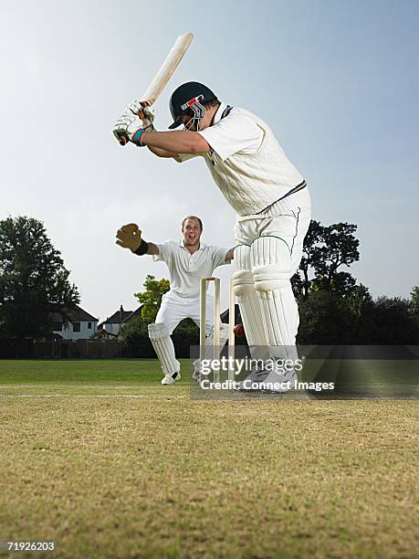 cricketers - cricket bat stock pictures, royalty-free photos & images