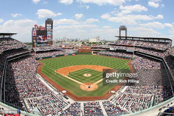 General view of Citizens Bank Park in Philadelphia, Pennsylvania on August 17, 2006. The Mets defeated the Phillies 7-2.