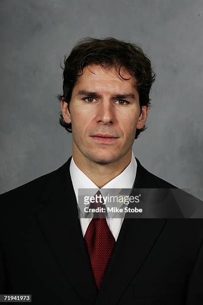 Forward Scott Lachance of the New Jersey Devils poses for a portrait at South Mountain Arena on September 14, 2006 in West Orange, New Jersey.