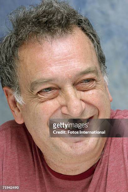 Director Stephen Frears talks at the Four Season's Hotel on August 25, 2006 in Los Angeles, California.