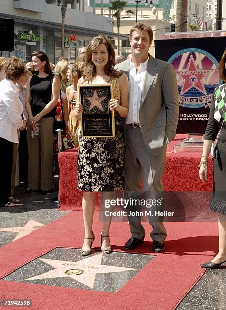 Vince Gill and Amy Grant attend the unveiling of her star on The Hollywood Walk of Fame September 19, 2006 in Hollywood, California.