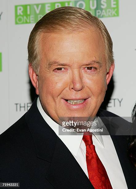 Television news anchor Lou Dobbs attends a special screening of "All The King's Men" presented by The Cinema Society at the Regal Cinema Battery Park...
