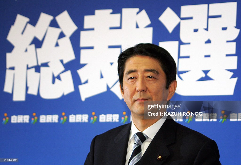 Japan's Shinzo Abe, the newly elected as