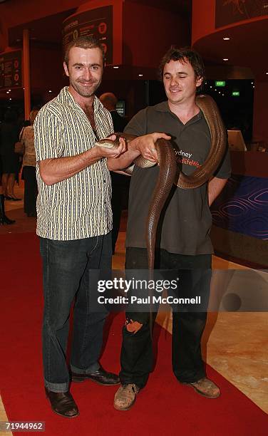 Actor Paul Tassone attends the launch party for Sydney Wildlife World at Darling Harbour on September 20, 2006 in Sydney, Australia. The attraction...