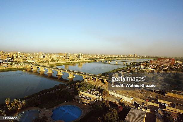 Tigris River and skyline on September 21, 2006 in Baghdad, Iraq. The United Nations Assistance Mission in Iraq reportedly said the number of Iraqi...