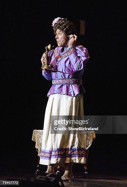 Little Britain star David Walliams performs as Emily Howard at the Point Theatre on September 20, 2006 in Dublin, Ireland.