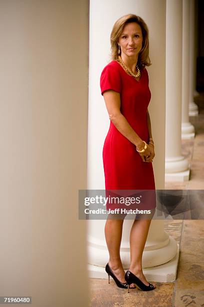 Frances Fragos Townsend, Assistant to the President for Homeland Security and Counterterrorism, poses for pictures at the White House on August 30,...