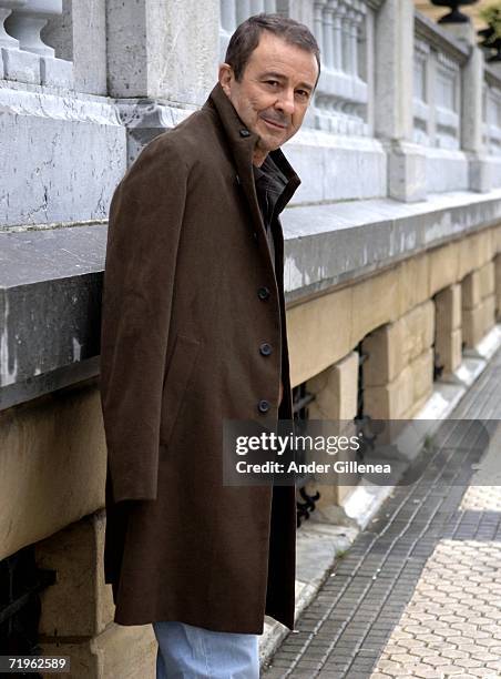 Actor Juan Diego poses to promote his film "Vete de mi" during the San Sebastian Film Festival September 21, 2006 in San Sebastian, Spain.