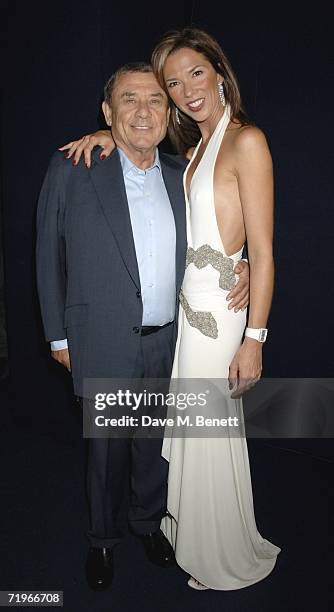 Sol and Heather Kerzner attends the fashion show and party to celebrate the launch of Emporio Armani RED collection, at Earls Court on September 21,...