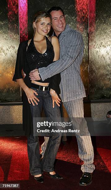 Actress Julia Philippi and Dieter Bach attend the Music Meets Media event at the Esplanade Hotel on September 21, 2006 in Berlin, Germany