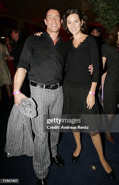 Actress Alissa Jung and Dieter Bach attend the Music Meets Media event at the Esplanade Hotel on September 21, 2006 in Berlin, Germany