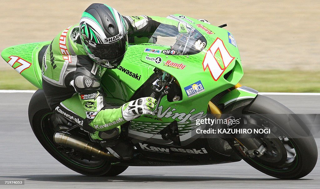 French rider Randy de Punet drives his K