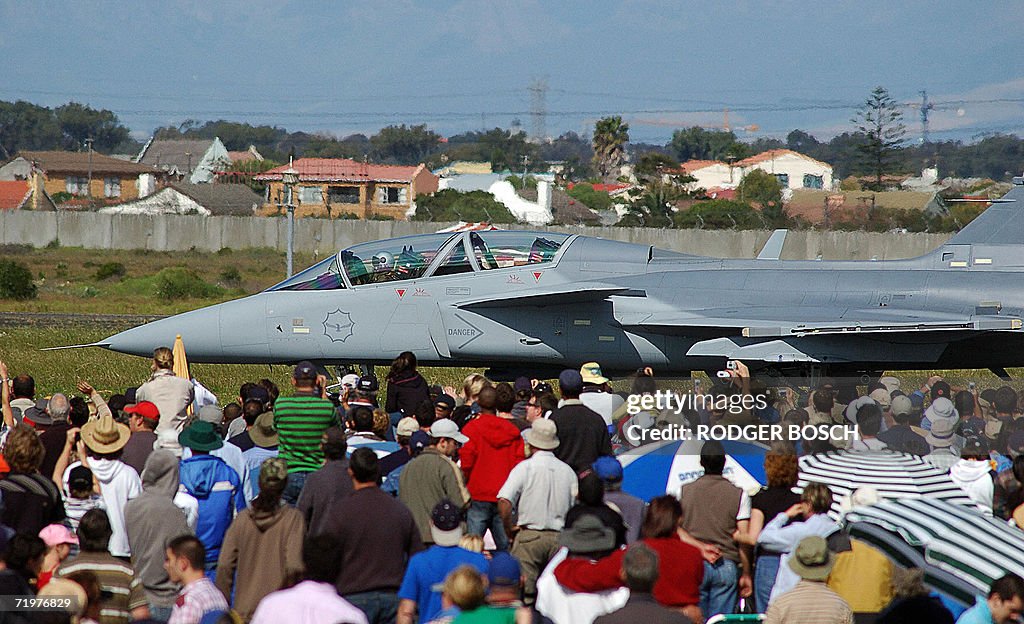 One of the Saab Gripen fighter jets, rec