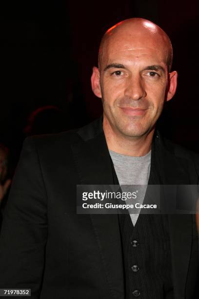 Italian designer Antonio Marras attends the Lancome Party at the Pelota on September 23, 2006 in Milan, Italy.