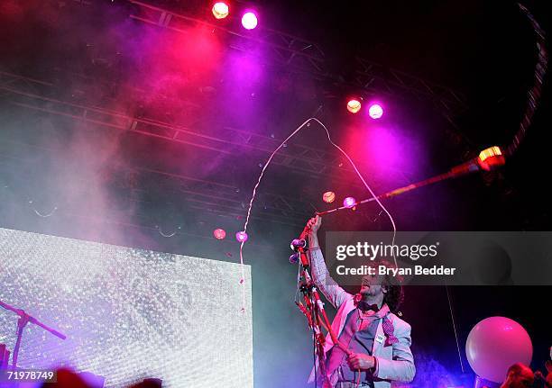 Wayne Coyne of The Flaming Lips performs onstage at the Virgin Festival by Virgin Mobile at Pimlico Race Course on September 23, 2006 in Baltimore,...