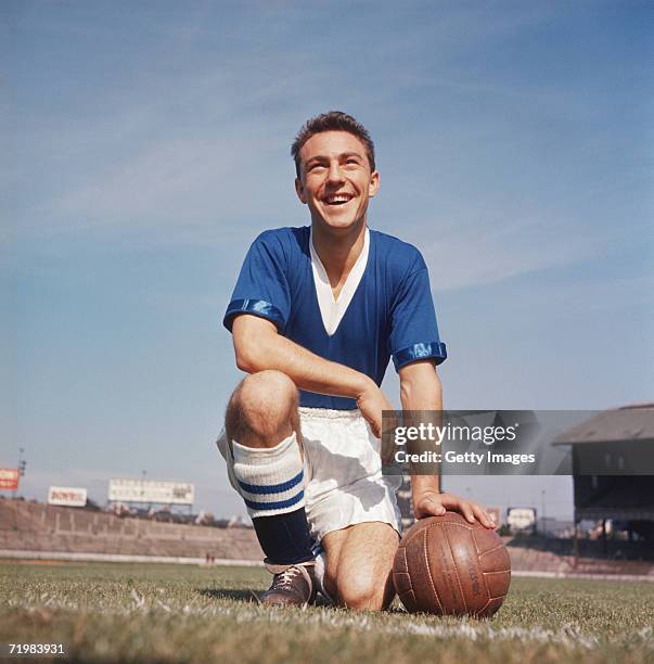 Chelsea forward Jimmy Greaves, 1957.