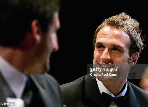 Chris Judd of the West Coast Eagles looks on during the West Coast Eagles 2006 AFL Brownlow Medal Dinner at the Burswood Entertainment Complex...