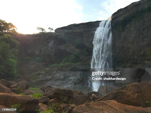 water - kerala waterfall stock pictures, royalty-free photos & images