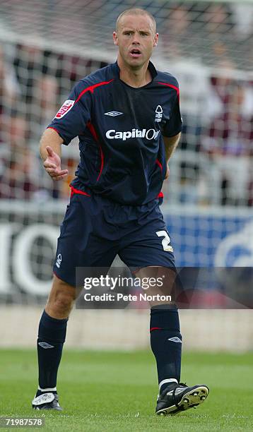 Danny Cullip of Nottingham Forest in action during the Coca Cola League One match between Northampton Town and Nottingham Forest at the Sixfields...